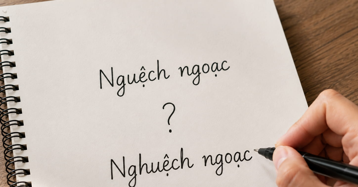 Nguệch ngoạc hay nghuệch ngoạc: Từ nào viết đúng chính tả?