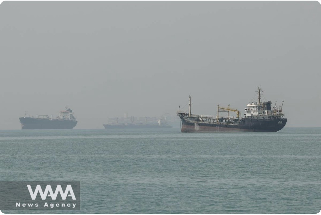 Tàu ở eo biển Hormuz. Ảnh: WANA