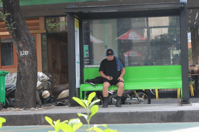 Bất ngờ trước diện mạo mới lạ của nhà chờ xe buýt ở trung tâm TPHCM