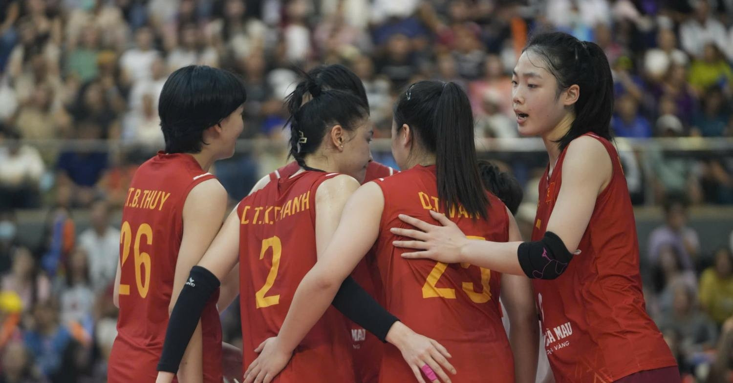 Bóng chuyền nữ Việt Nam thua Thái Lan, xếp cuối chặng 2 SEA V.Cup 2026