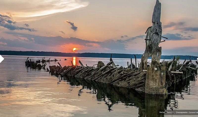 Hạm đội ma sông Potomac. Ảnh: https://savingplaces.org/places/ghost-fleet