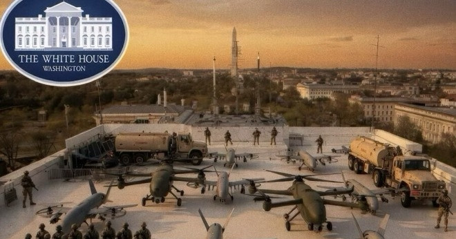 Tổng thống Trump hé lộ về &amp;apos;cảng UAV&amp;apos; trên nóc Nhà Trắng