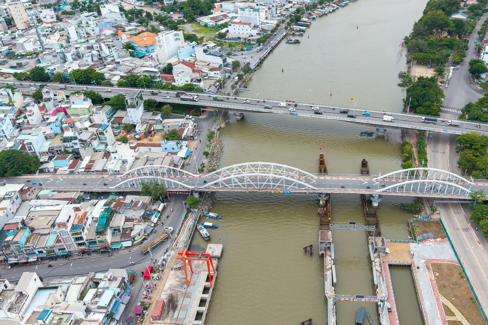 Diện mạo cầu Tân Thuận 1 hơn 120 năm tuổi trước khi được nâng cấp
