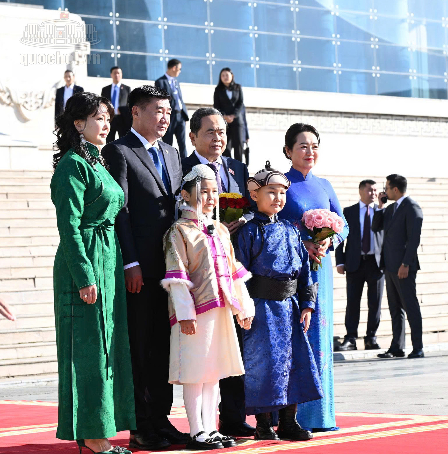 Chủ tịch Quốc hội Mông Cổ chủ trì Lễ đón trọng thể Chủ tịch Quốc hội Trần Thanh Mẫn