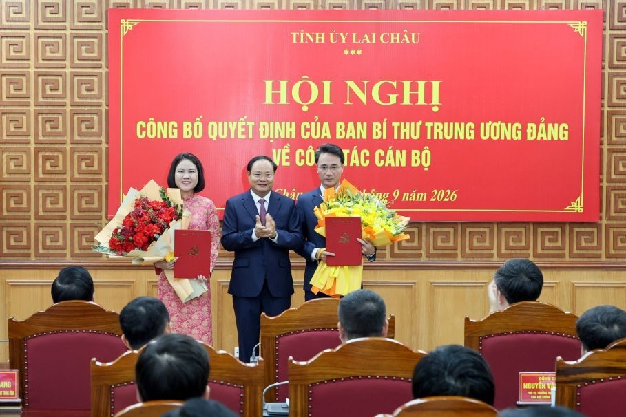 Công bố quyết định của Ban Bí thư về công tác cán bộ tại Lai Châu