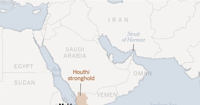 Houthi bất ngờ kiểm soát thành phố cảng chiến lược ở Yemen