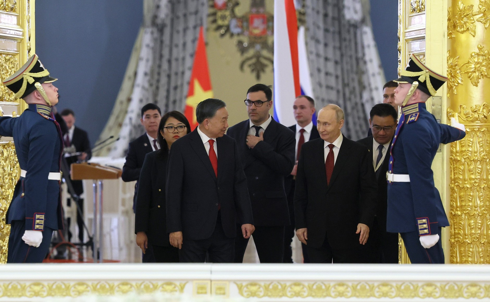 Tổng Bí thư, Chủ tịch nước Tô Lâm và Tổng thống Nga Vladimir Putin