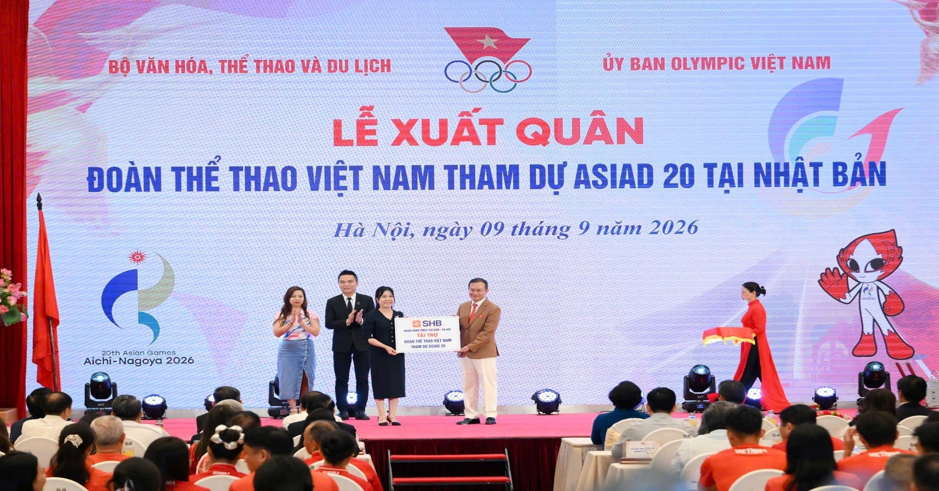SHB tiếp sức Đoàn Thể thao Việt Nam chinh phục ASIAD 20