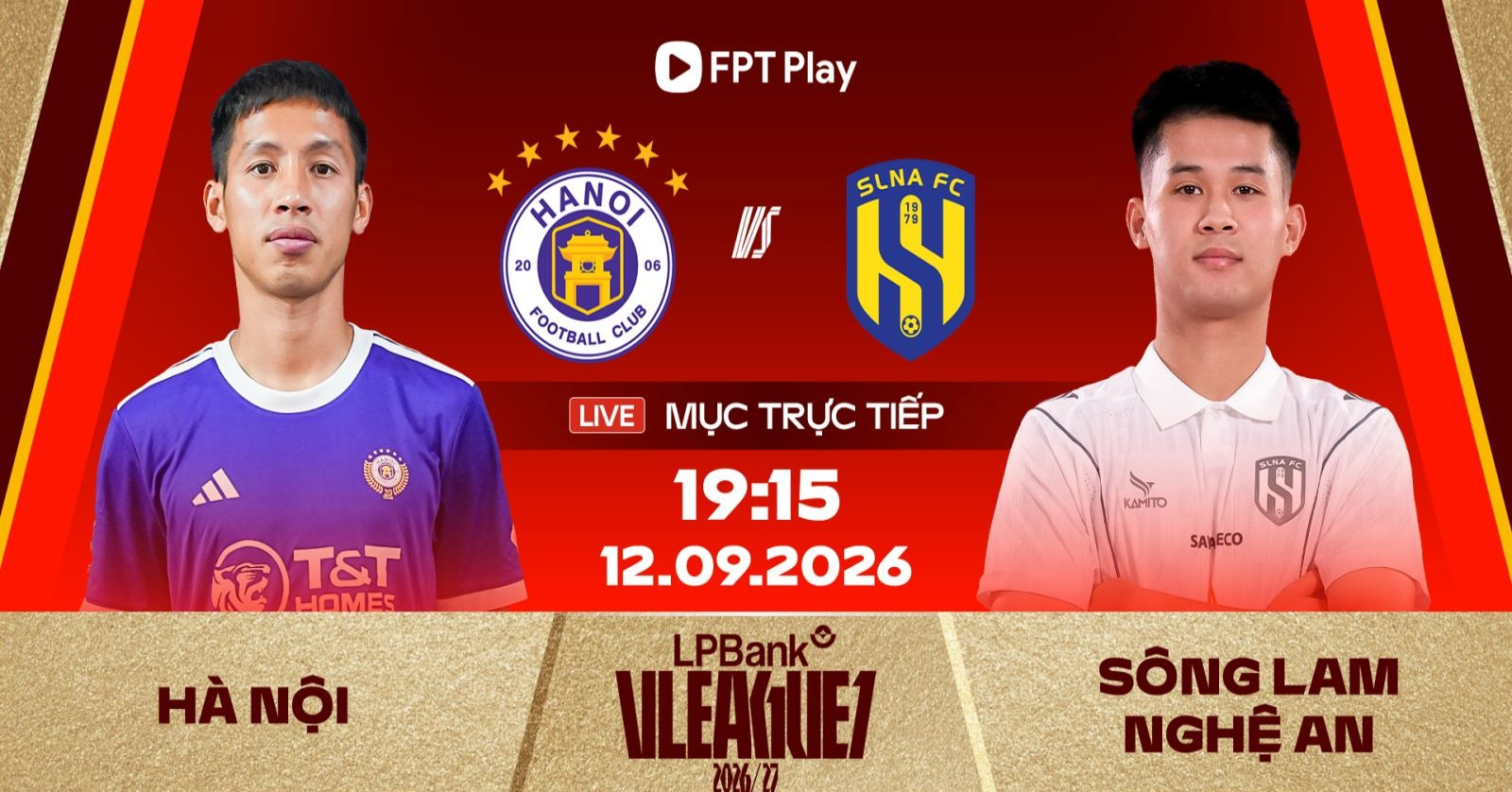 Trực tiếp bóng đá Hà Nội 0-1 SLNA: Chủ nhà nếm trái đắng
