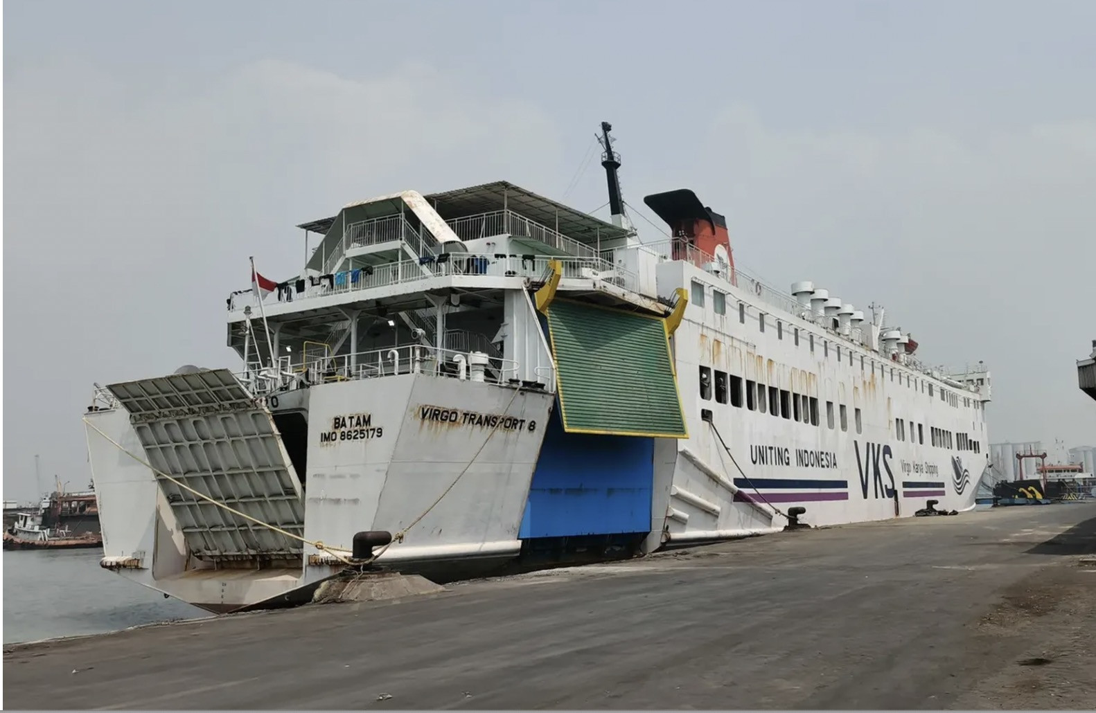Tàu chở khách mất tích. Ảnh: Marinetraffic