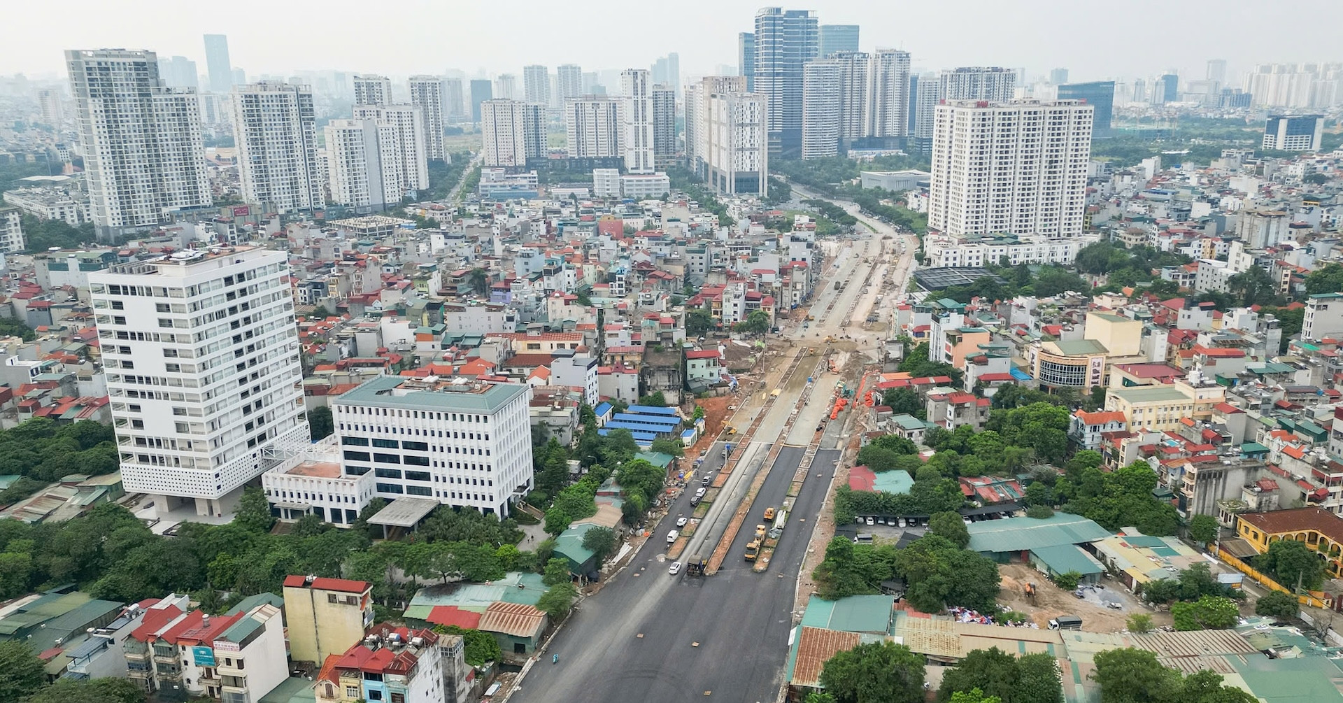 Cận cảnh công trường Vành đai 2,5 Hà Nội chạy đua tiến độ để thông xe kỹ thuật dịp 10/10