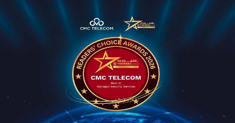 CMC Telecom lần thứ hai được vinh danh tại CybersecAsia Readers’ Choice Awards