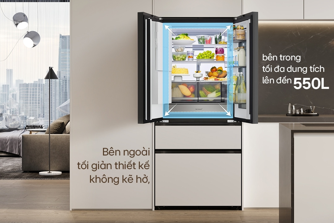 LG đưa triết lý ‘vừa y không gian, vừa ý trải nghiệm’ vào tủ lạnh mới