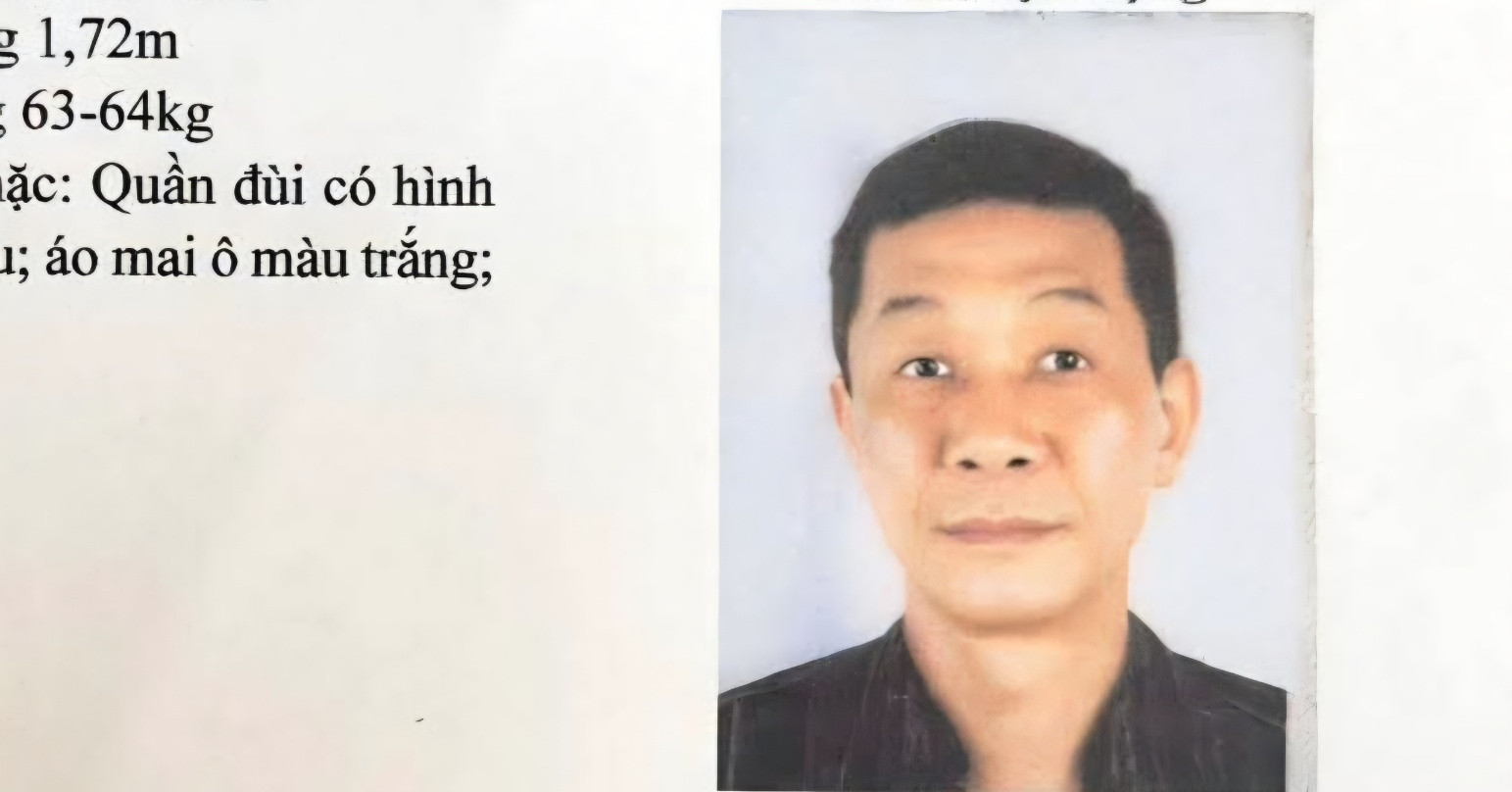 Người đàn ông mất tích 19 ngày, công an nêu đặc điểm nhận dạng