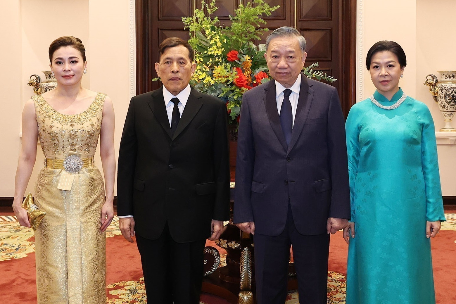 Tổng Bí thư, Chủ tịch nước chủ trì chiêu đãi Nhà Vua Thái Lan và Hoàng hậu