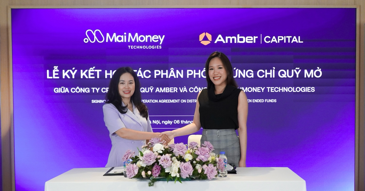 MaiMoney và Amber Capital hợp tác phân phối chứng chỉ quỹ mở