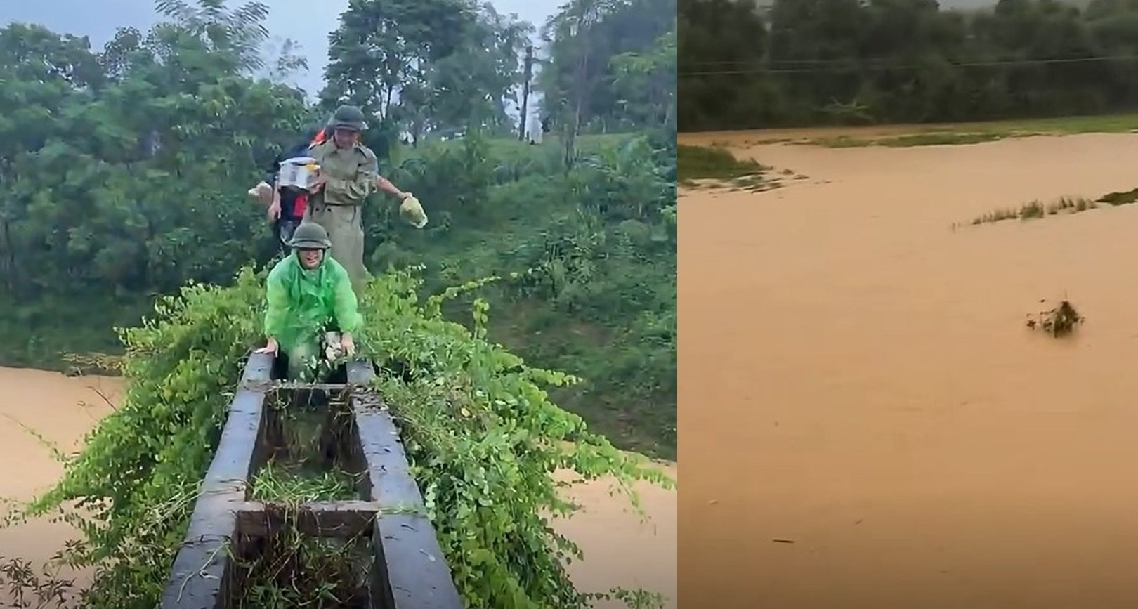 Vượt mương giữa lũ xiết, hỗ trợ sản phụ sinh con tại nhà