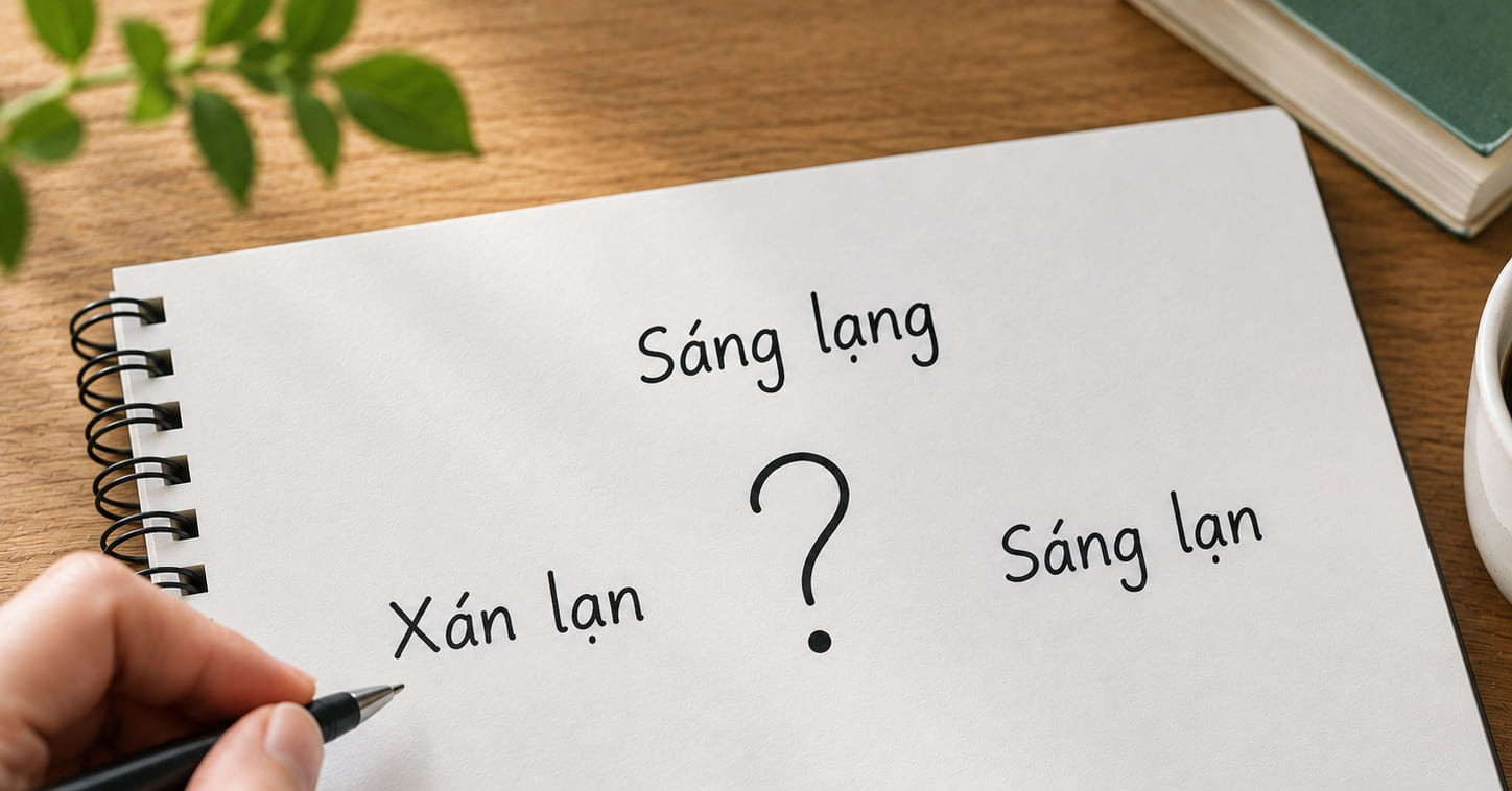 Xán lạn hay sáng lạn hay sáng lạng viết đúng chính tả?