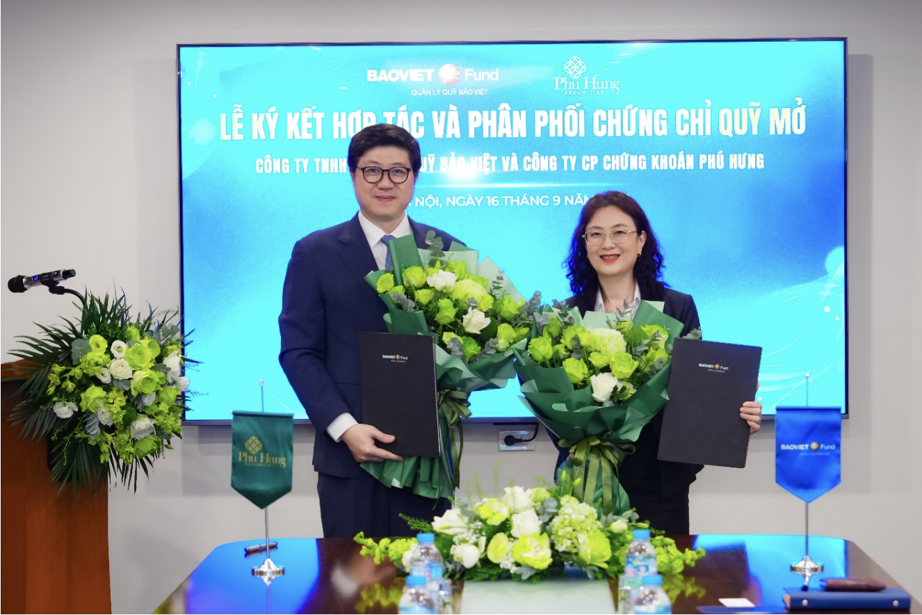 Baoviet Fund và Chứng khoán Phú Hưng hợp tác phân phối chứng chỉ quỹ mở