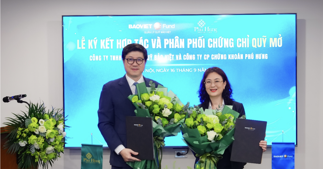 Baoviet Fund và Chứng khoán Phú Hưng hợp tác phân phối chứng chỉ quỹ mở