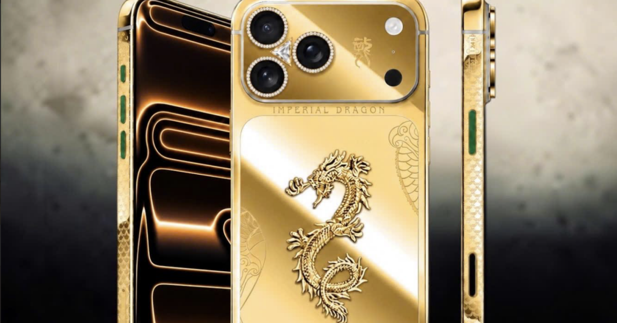 iPhone 18 Pro Max mạ vàng, đính kim cương giá hơn 300 triệu đồng tại Việt Nam