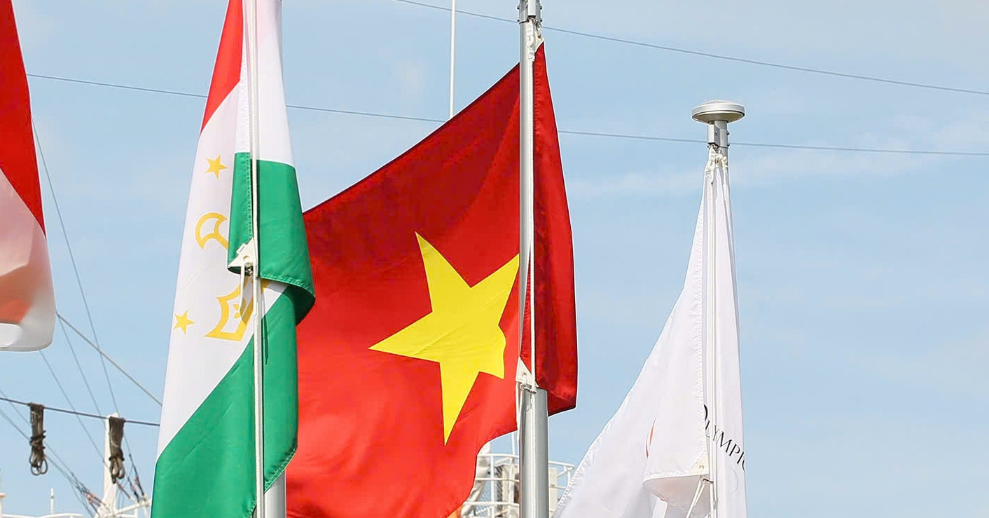 Cờ Việt Nam tung bay tại đấu trường Asiad