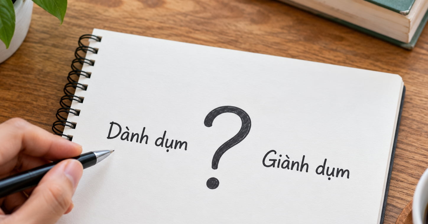 Dành dụm hay giành dụm: Từ nào viết sai chính tả?