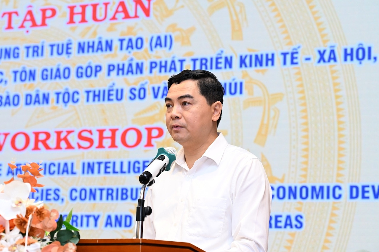 Đưa trí tuệ nhân tạo vào xây dựng, quản lý chính sách dân tộc, tôn giáo