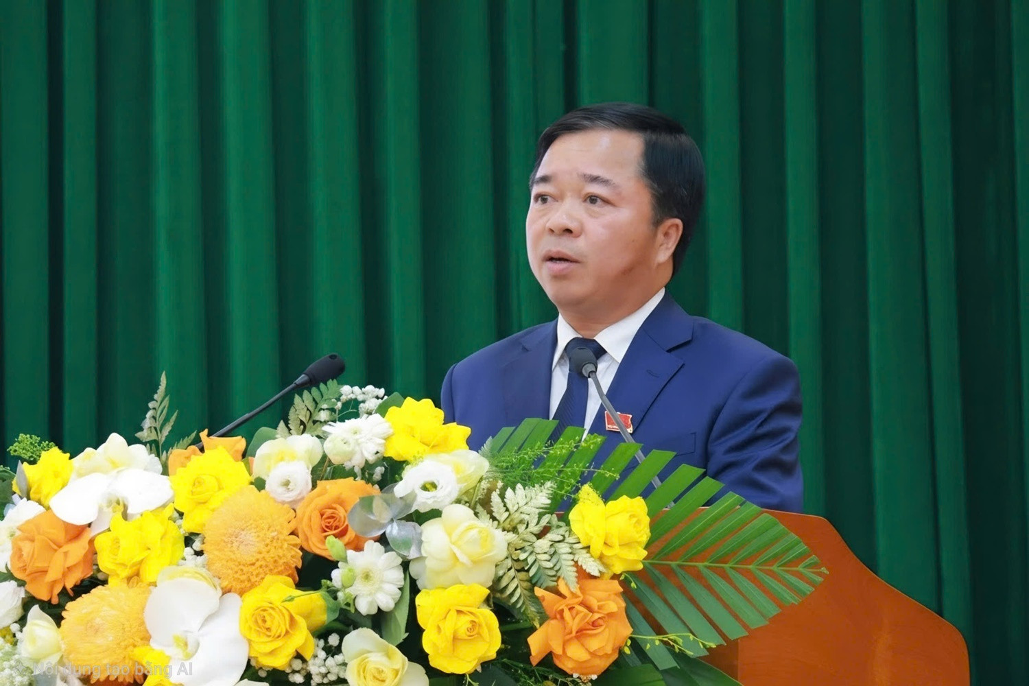 Bùi Văn Lương, Phó Bí thư Tỉnh ủy, Chủ tịch HĐND tỉnh phát biểu bế mạc Kỳ họp.jpg