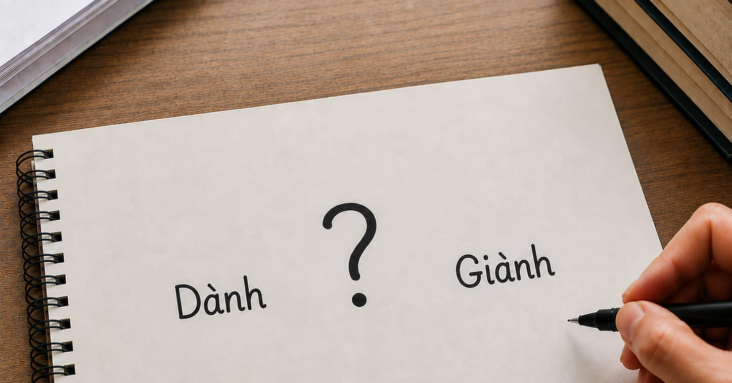 Dành hay giành? Cách sử dụng đúng trong chính tả tiếng Việt