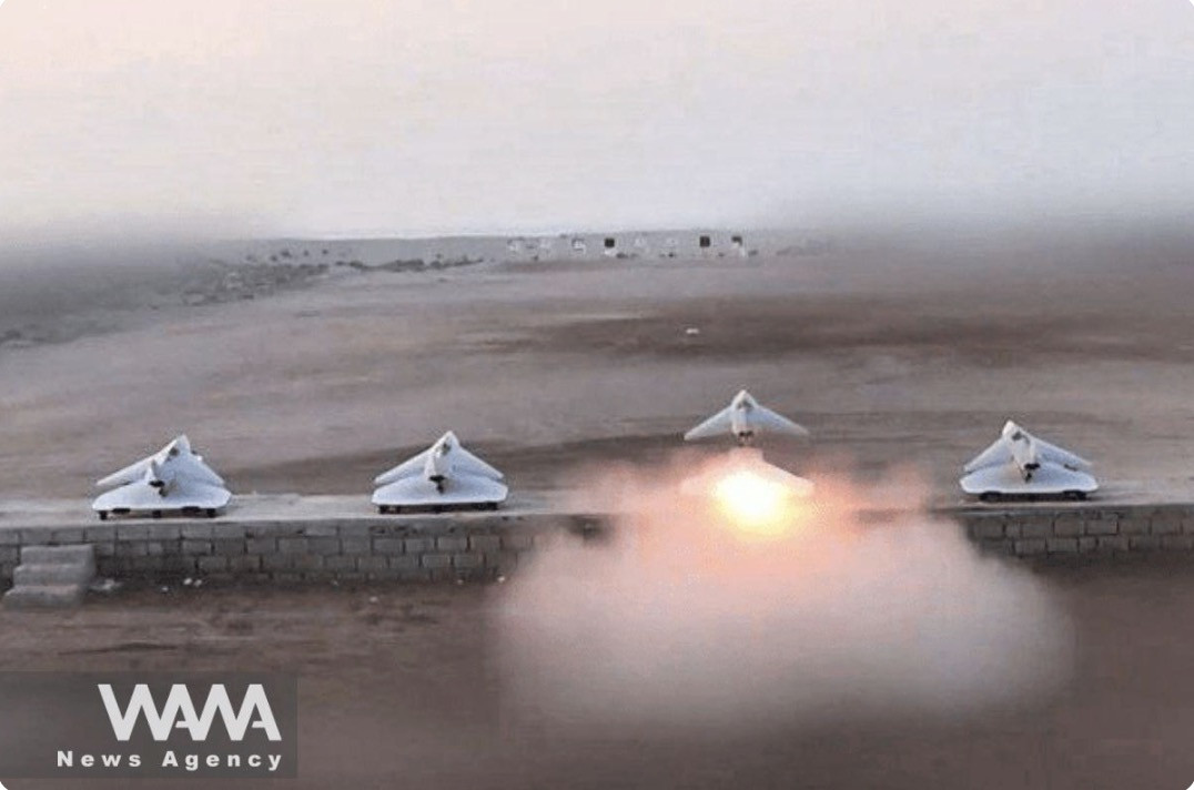 Máy bay không người lái của Iran. Ảnh: WANA