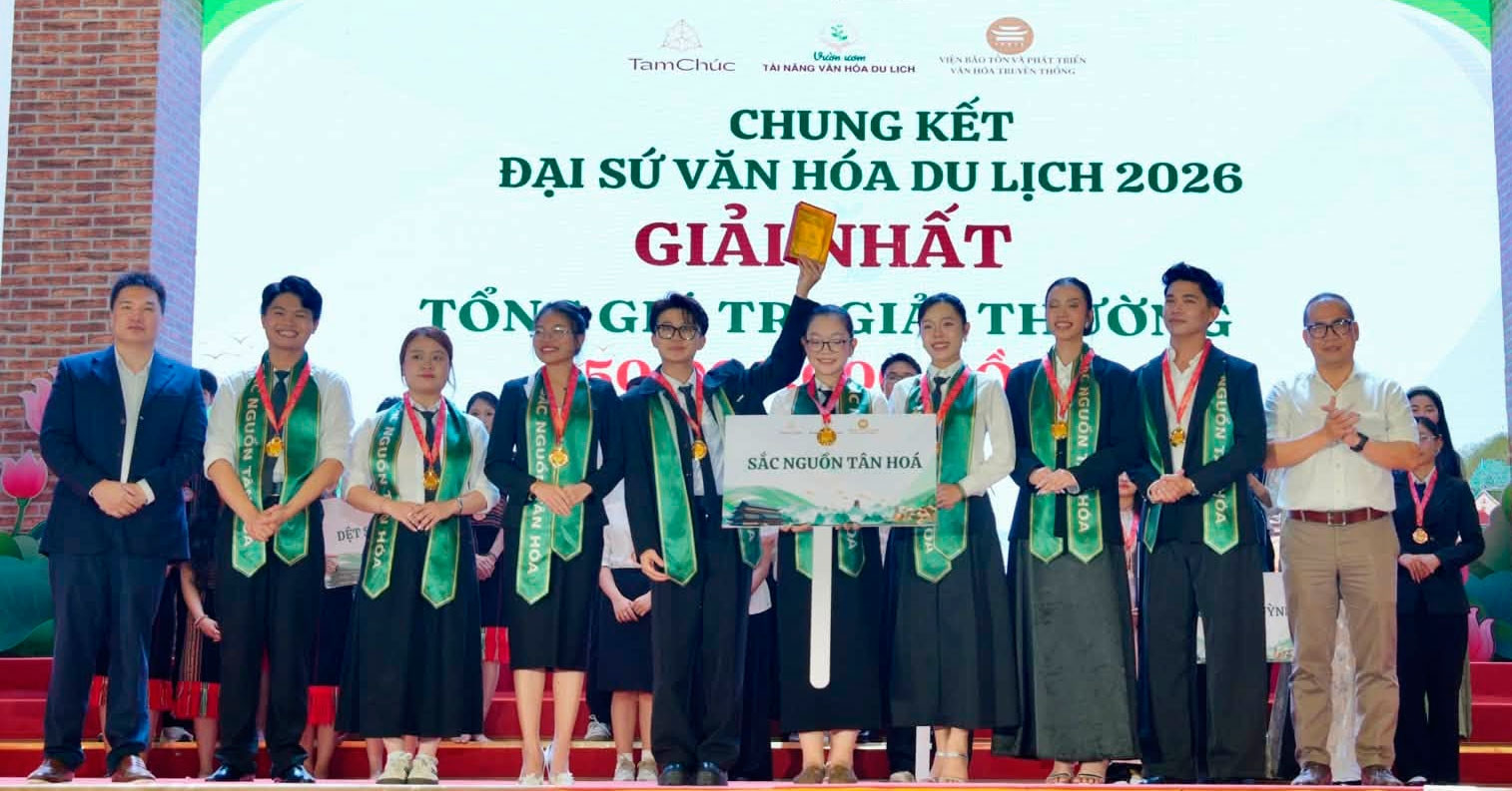 Lộ diện Quán quân Đại sứ Văn hóa du lịch 2026