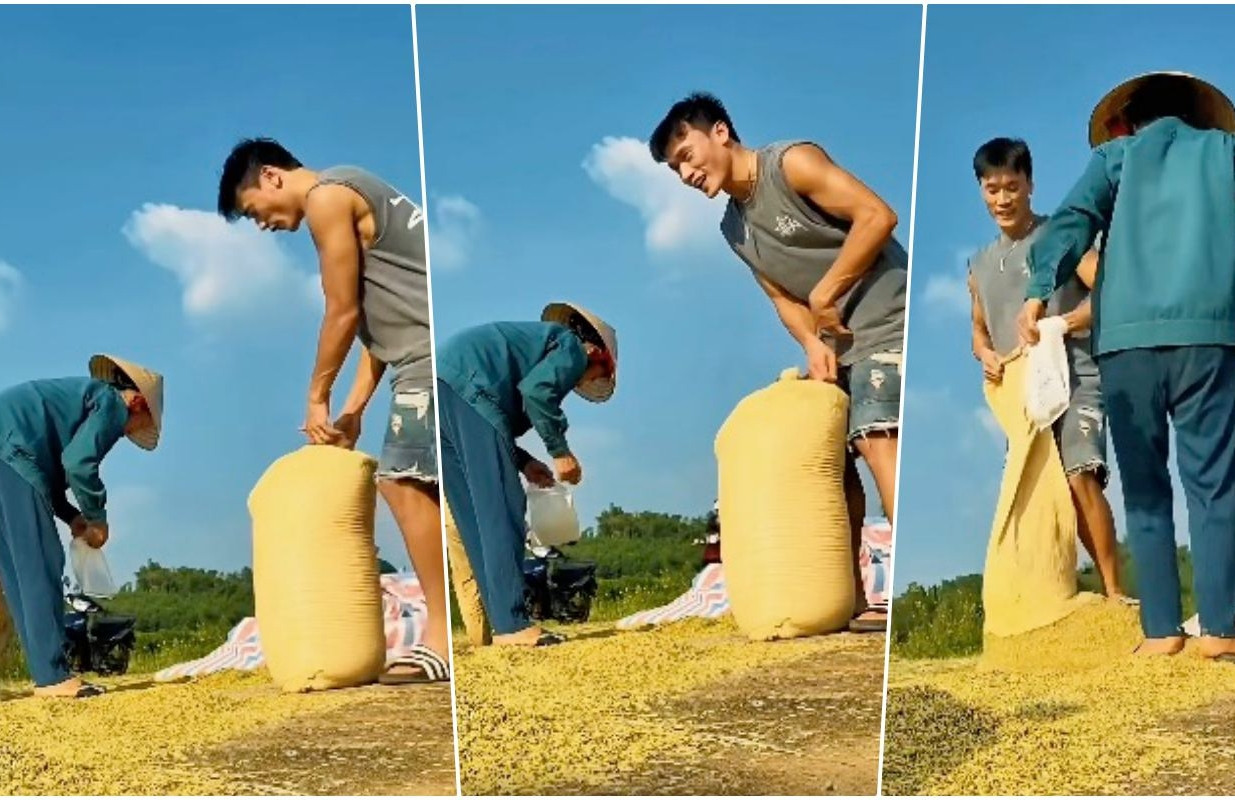 Bùi Tiến Dũng: Tối qua 'gánh team', chiều nay gánh lúa cùng bố mẹ