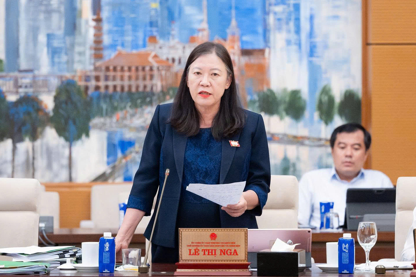 Chủ nhiệm Ủy ban Dân nguyện và Giám sát Lê Thị Nga