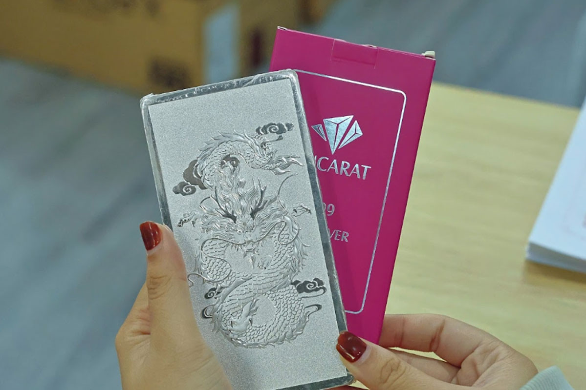 Giá bạc trong nước trái chiều, có loại giảm gần 1 triệu đồng/kg