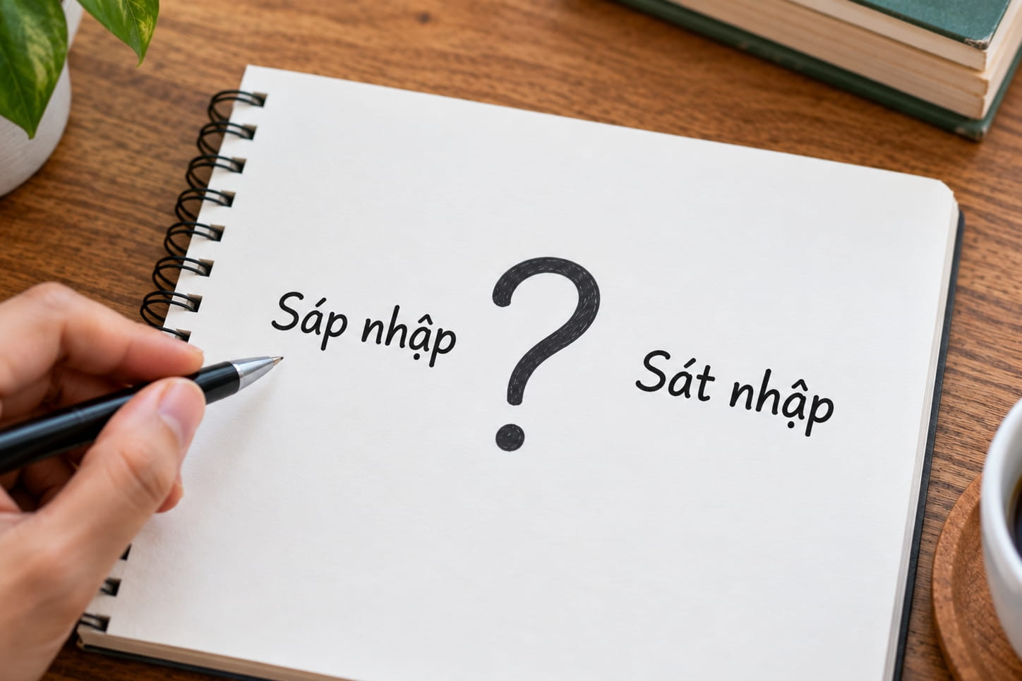 Sáp nhập hay sát nhập là từ đúng chính tả?