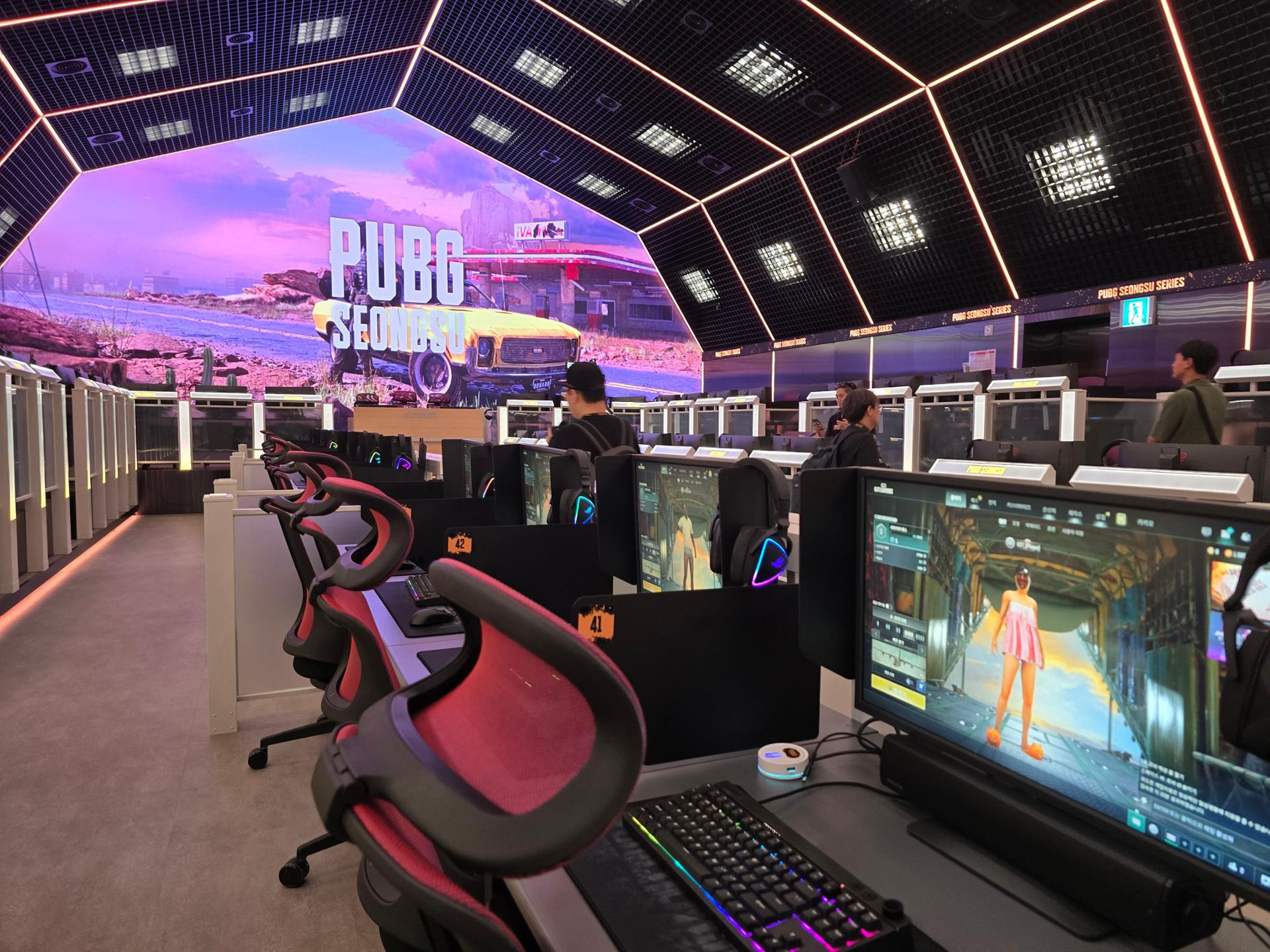 Inside view of Krafton's PUBG Seongsu culture zone in Seoul's Seongsu-dong, July 10 / Yonhap