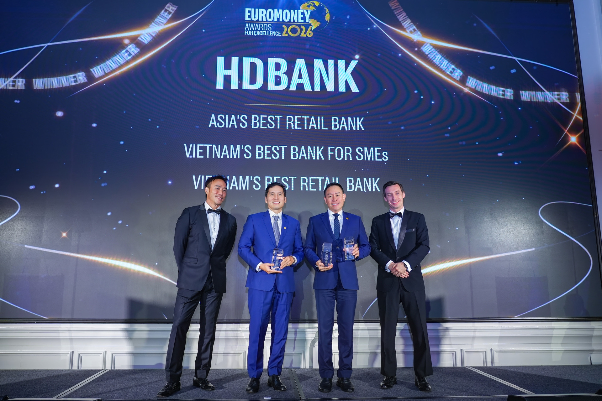 HDBank được vinh danh Ngân hàng Bán lẻ tốt nhất châu Á 2026