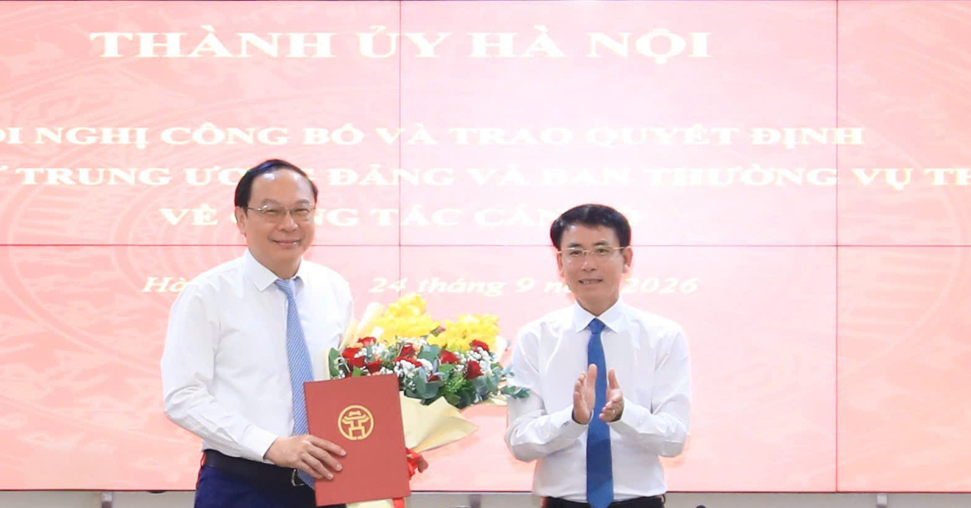 Thứ trưởng Bộ Nông nghiệp và Môi trường làm Trợ lý Bí thư Hà Nội