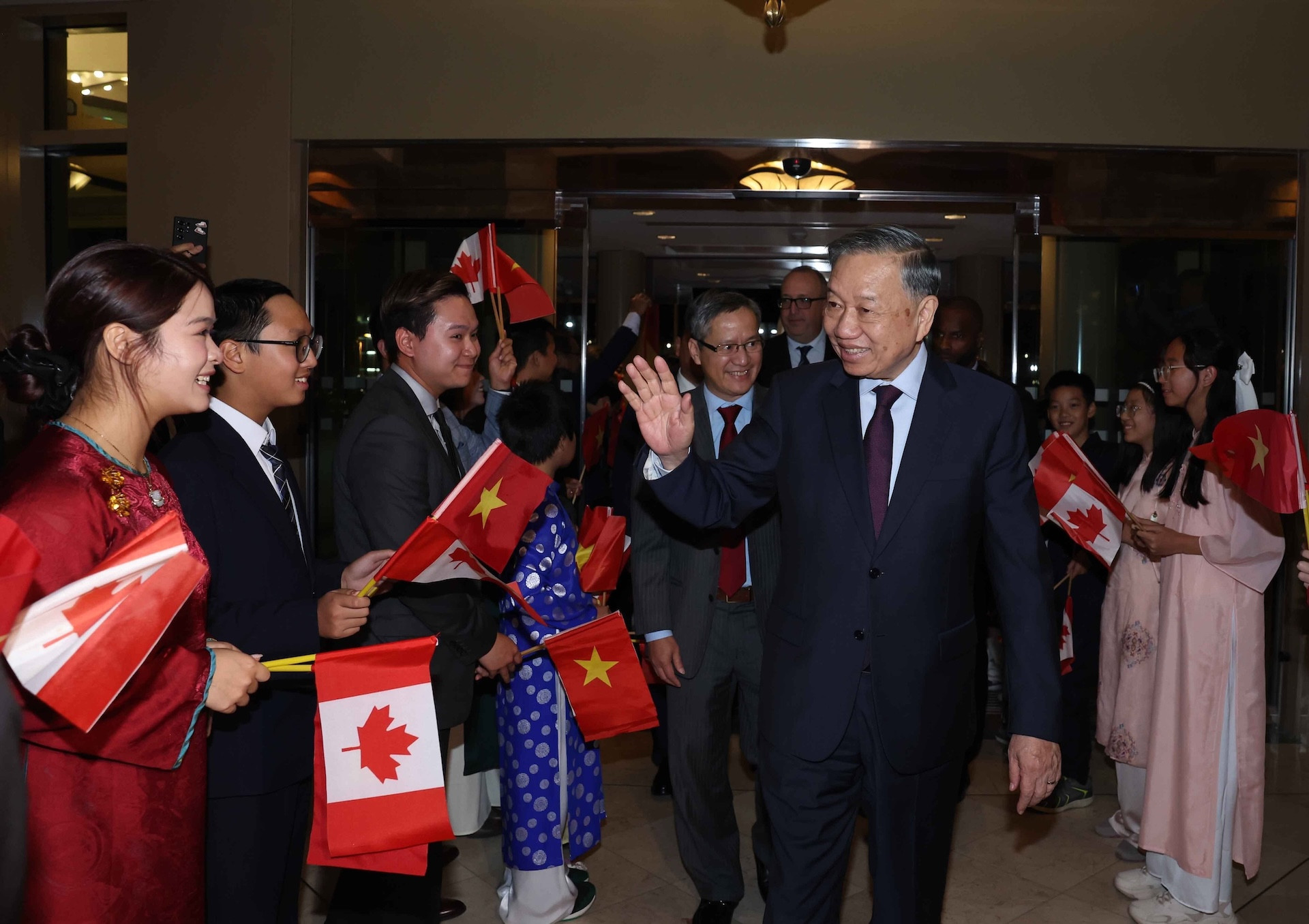 Tổng Bí thư, Chủ tịch nước Tô Lâm bắt đầu chuyến thăm cấp Nhà nước tới Canada