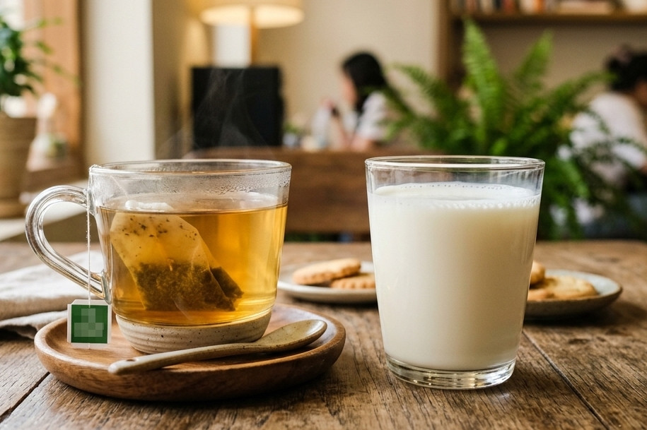 Trà hay sữa tốt cho xương hơn?