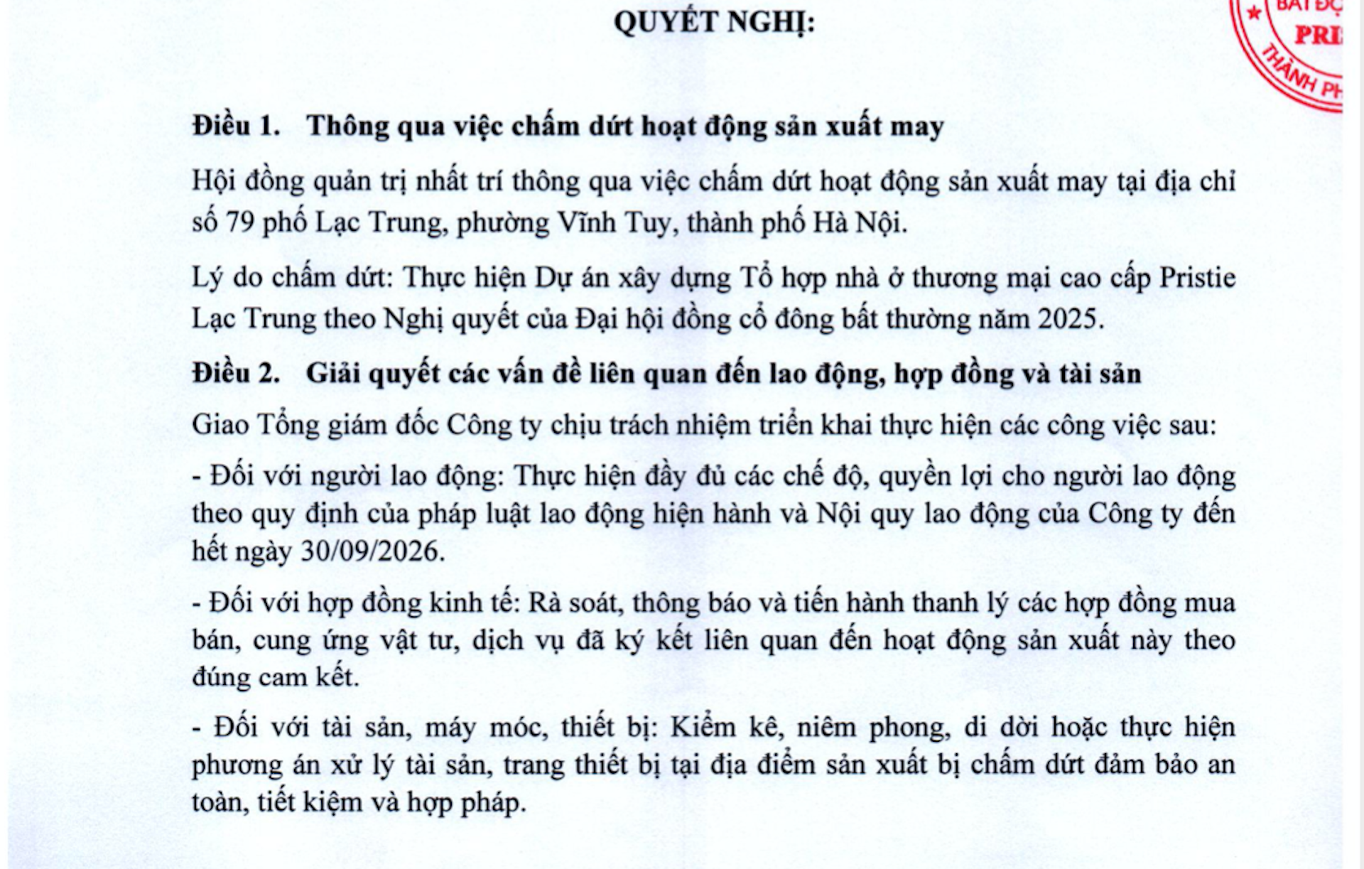 Xưởng may trên ‘đất vàng’ Hà Nội sắp thành tổ hợp nhà ở cao cấp hơn 3.000 tỷ — ảnh 2
