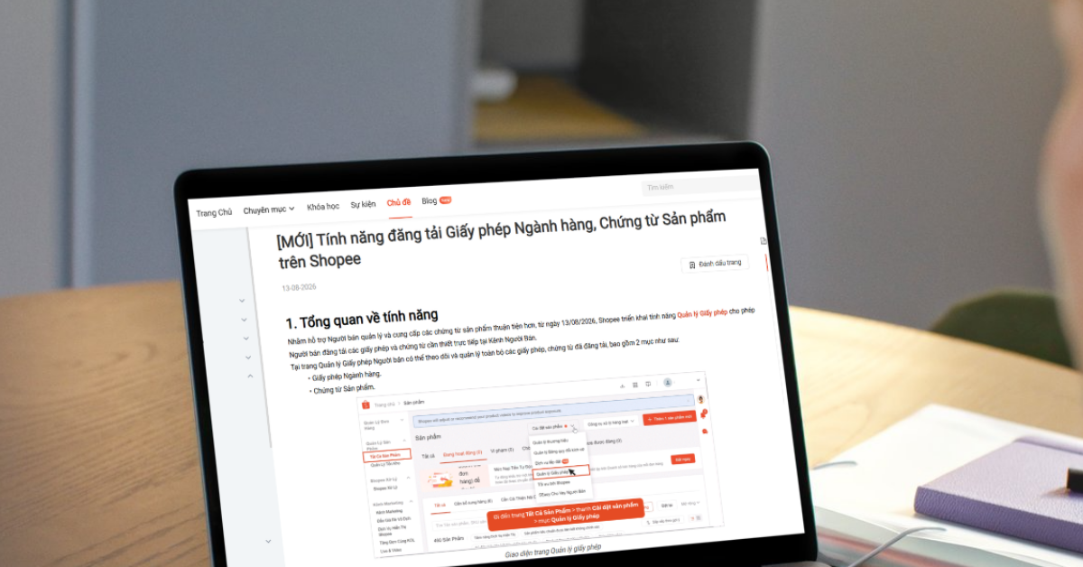 Nhà bán TMĐT tận dụng công cụ từ sàn để nâng cao vận hành, minh bạch kinh doanh
