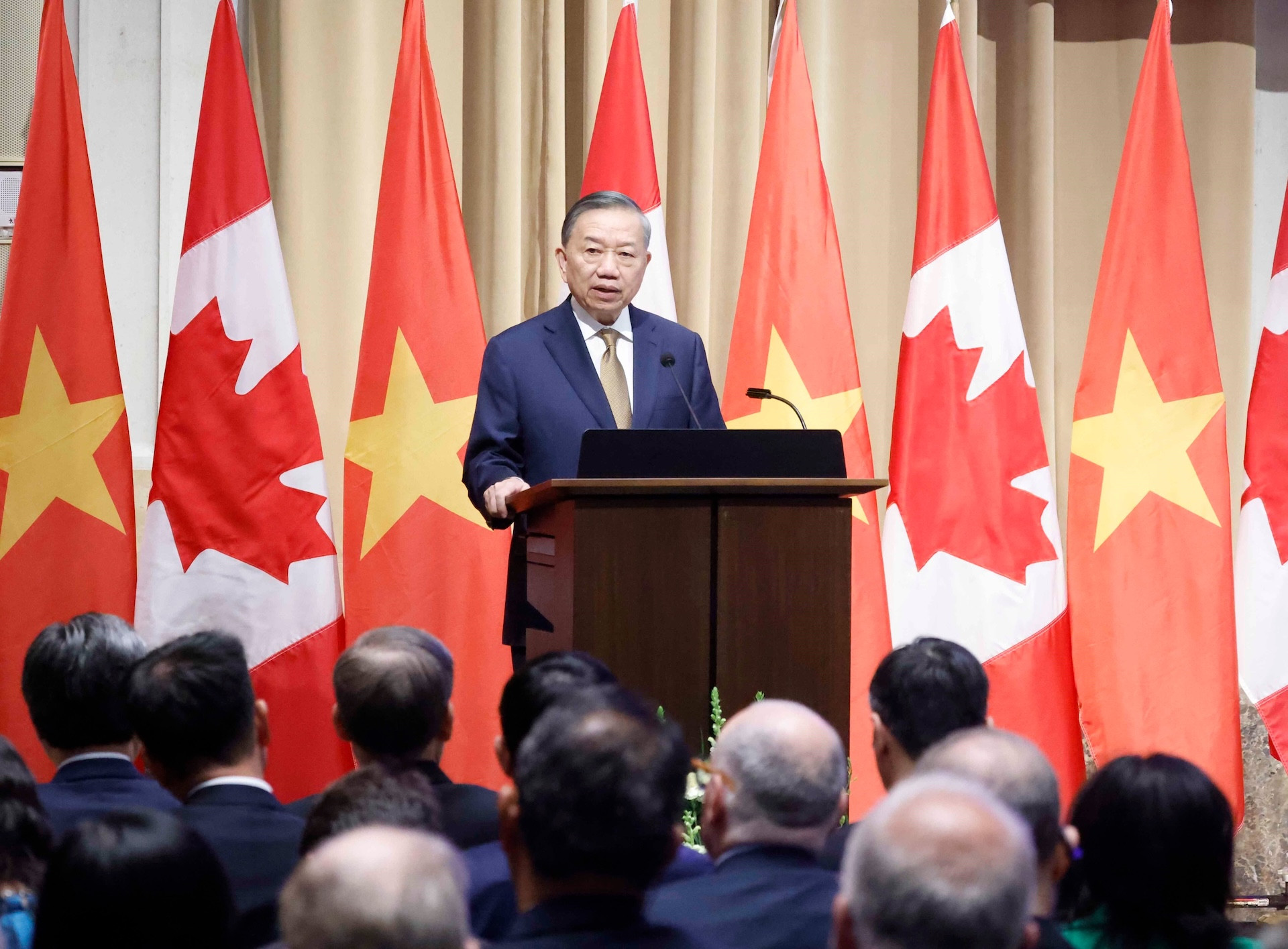Tổng Bí thư, Chủ tịch nước Tô Lâm phát biểu chính sách tại Canada