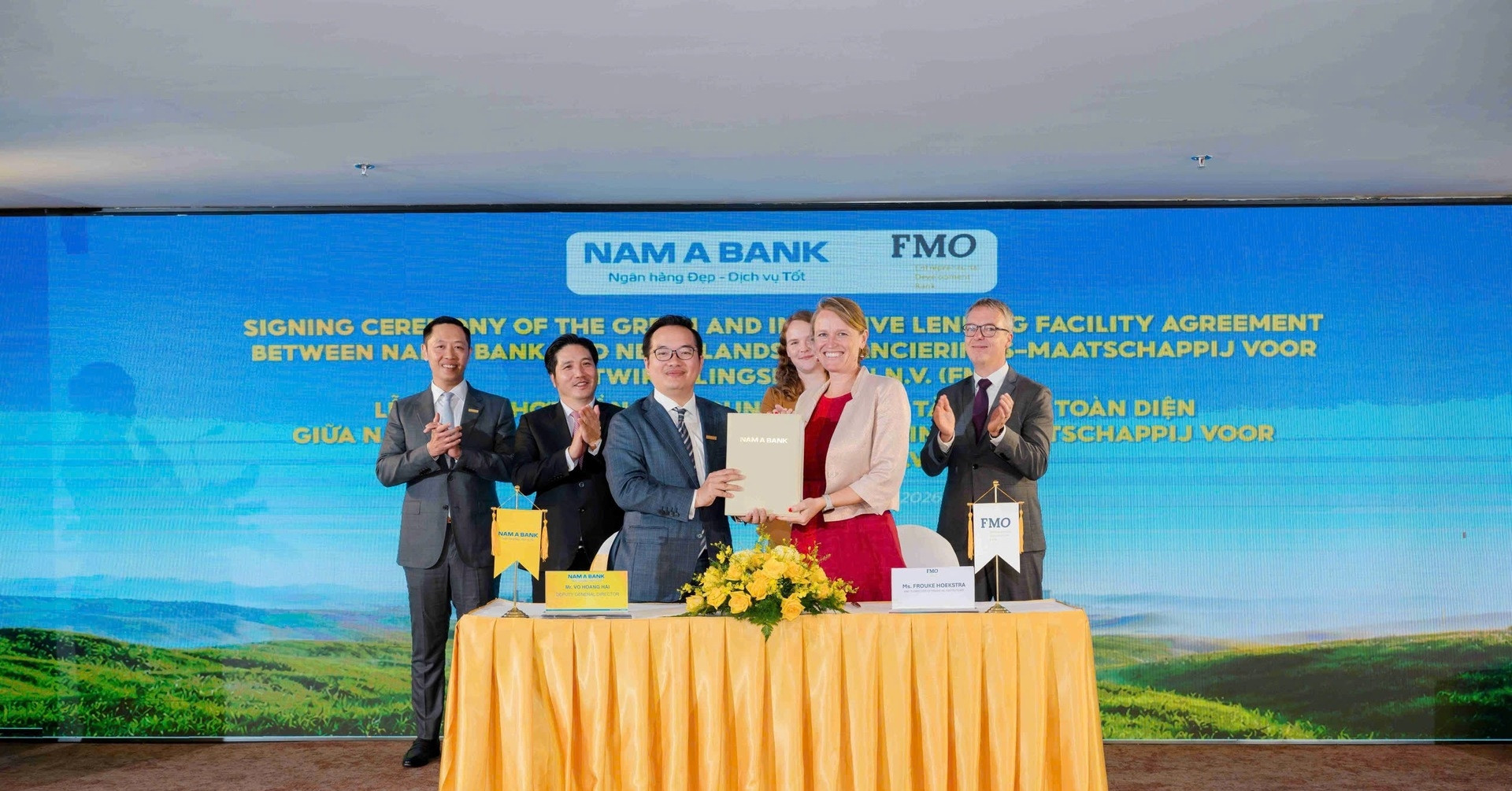 Nam A Bank nhận khoản tài trợ 60 triệu USD từ FMO