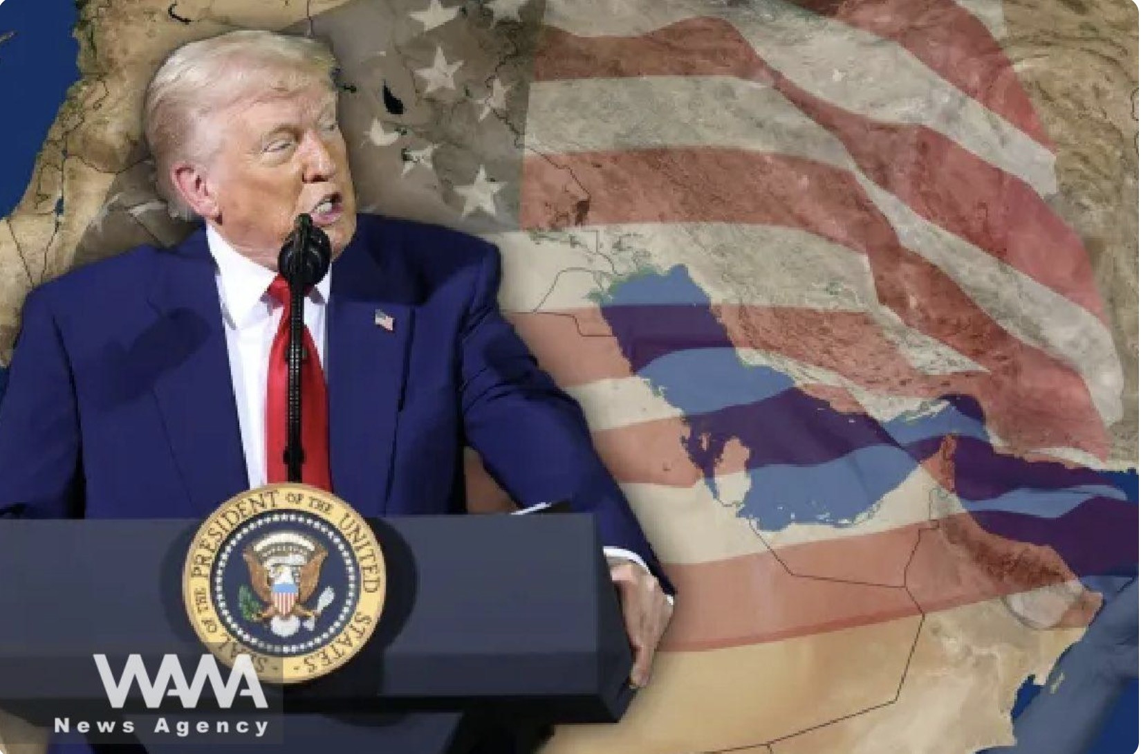 Trump và Iran. Ảnh: WANA