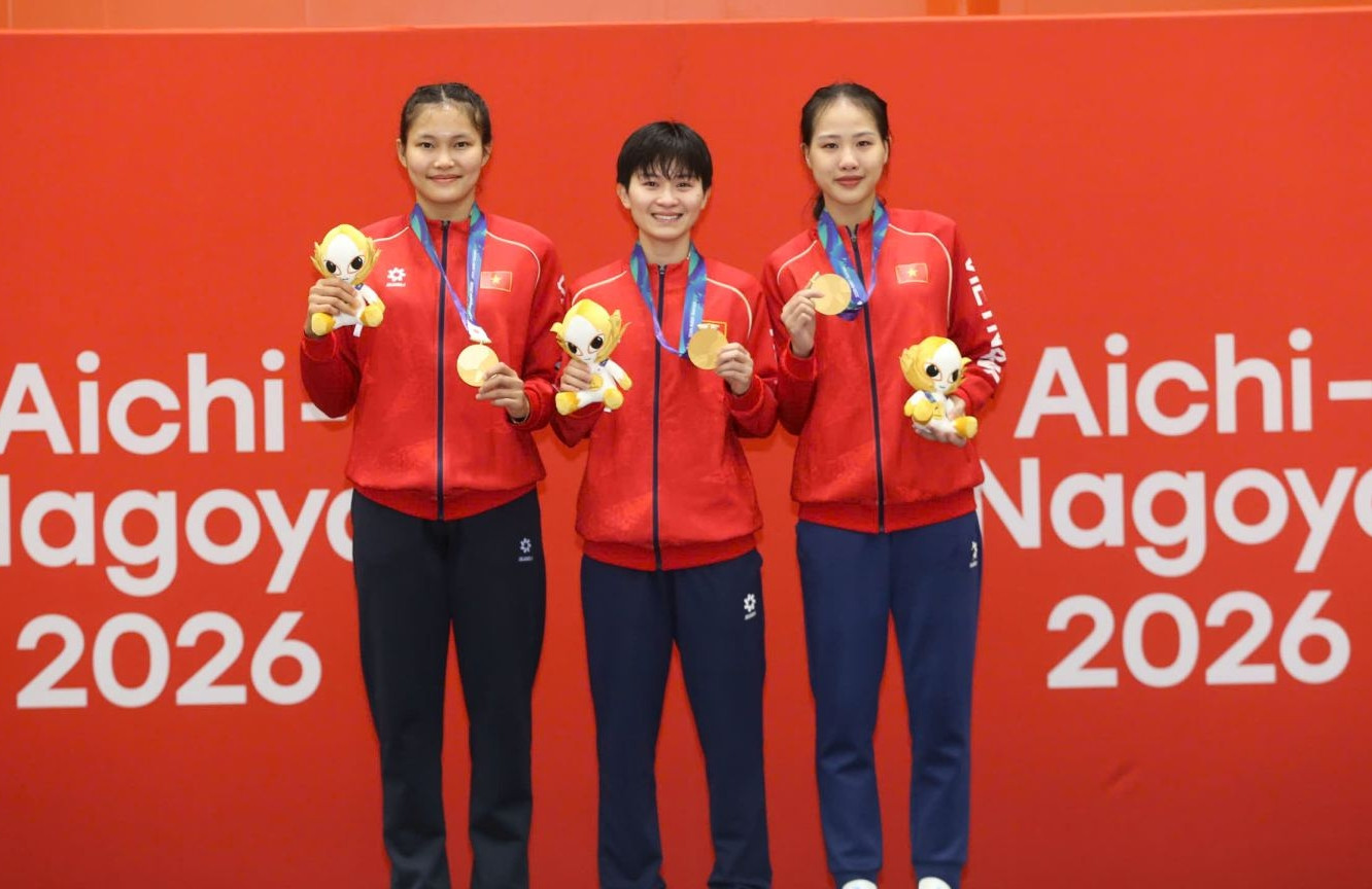 Bảng tổng sắp huy chương ASIAD 2026 hôm nay 29/9: Việt Nam có HCV thứ 2