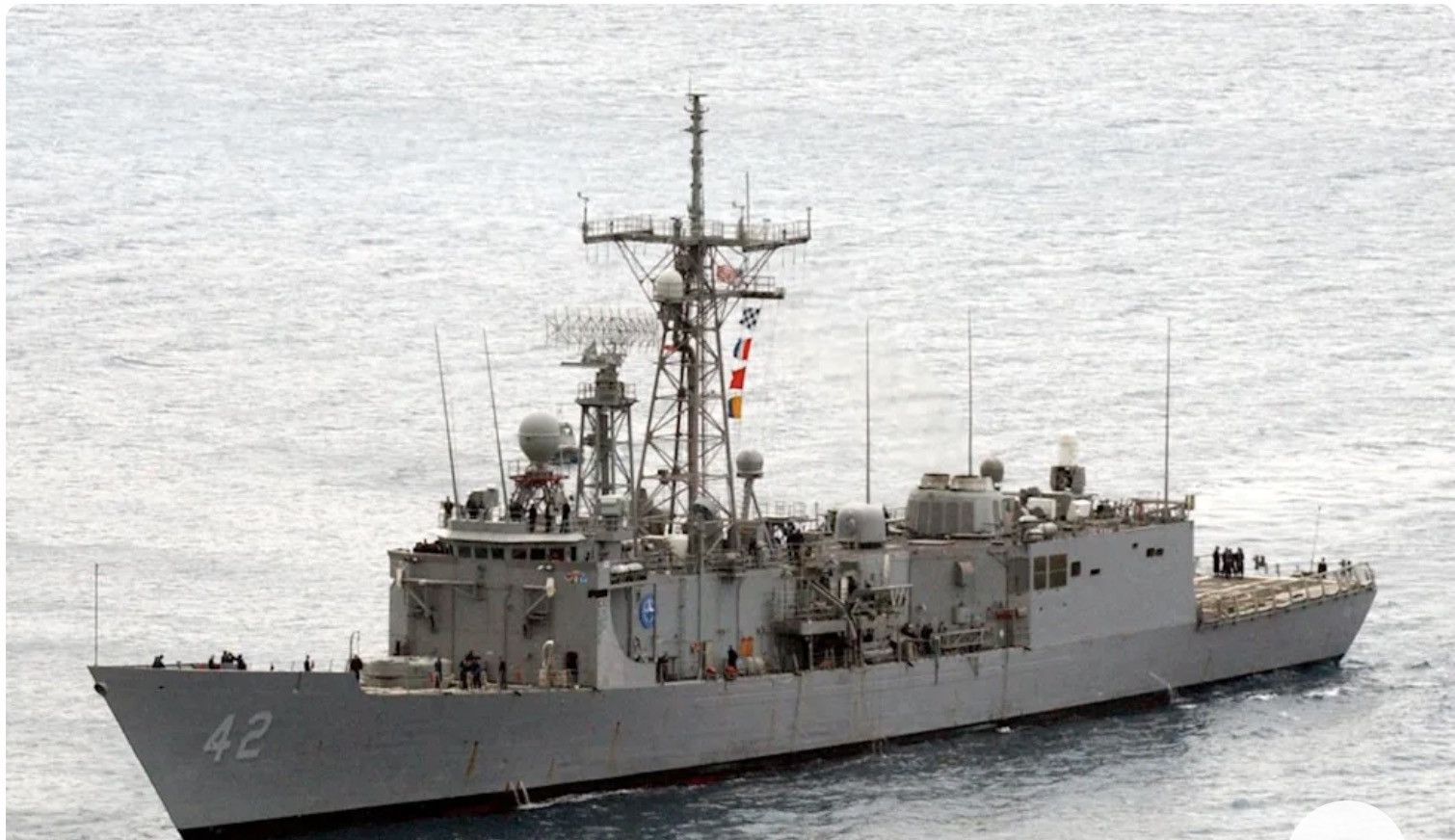 Tàu chiến Klarring. Ảnh: US Navy