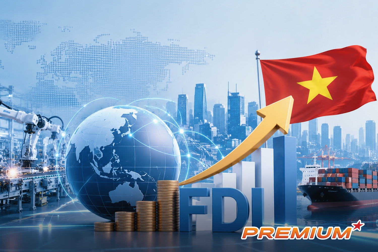 Hơn 40 tỷ USD vốn FDI đổ vào Việt Nam, công nghiệp chế biến chế tạo hút vốn áp đảo