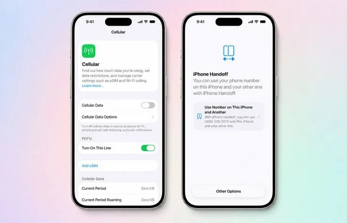 iOS 27 cho phép dùng cùng một số điện thoại trên hai iPhone